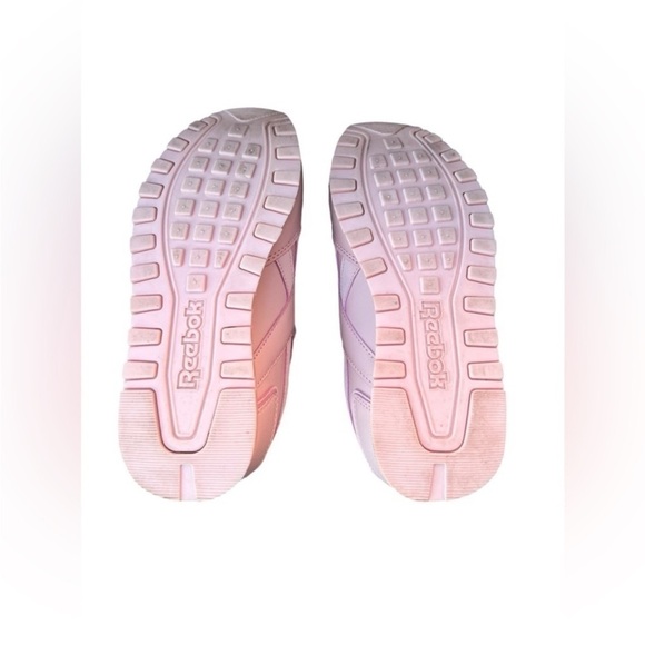Reebok Classic Leather Lace-Up Sneakers – Size 6.5 | Triple Pink - Picture 5 of 7